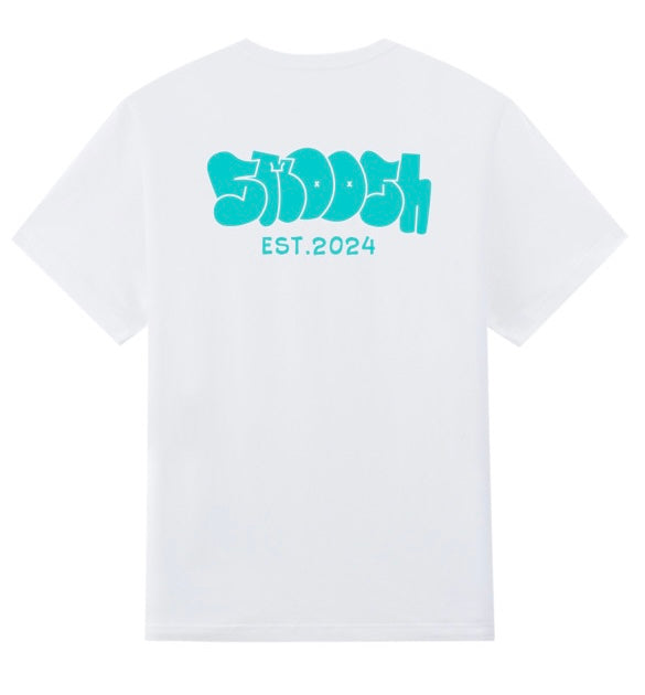 Smoosh White Graffiti Tee