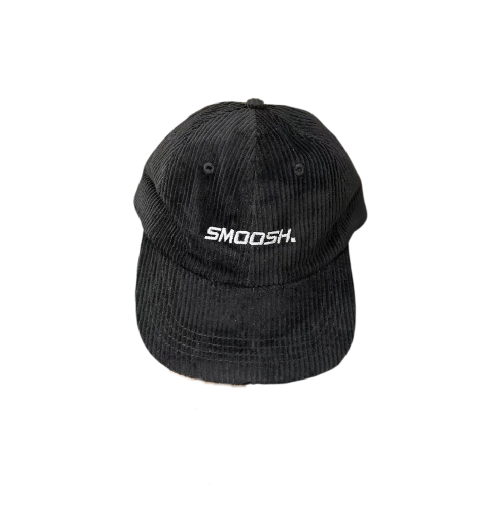 Smoosh Black Corduroy Hat